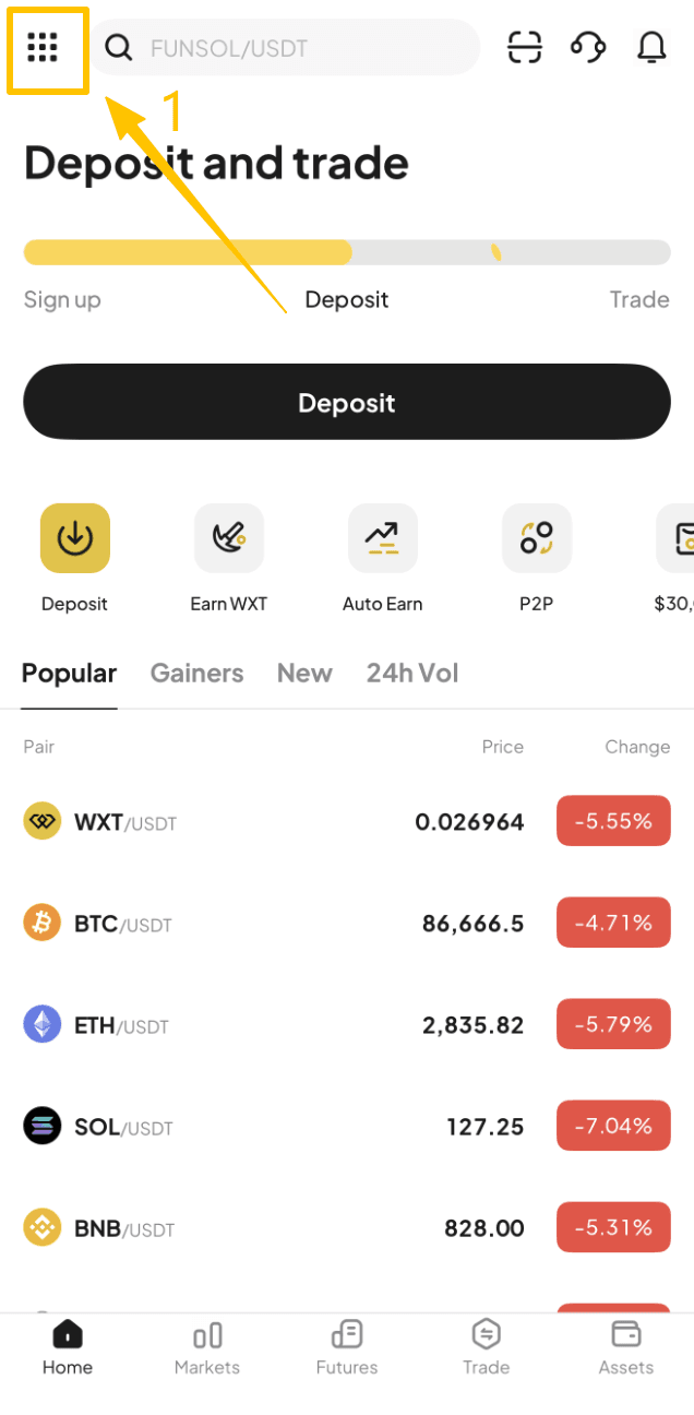 Find Your WEEX UID Via the App Step 3-1.png
