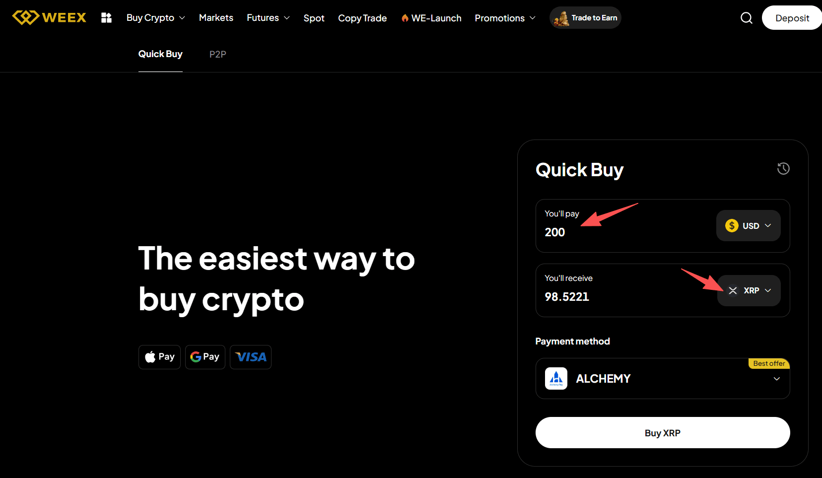 What is WEEX OTC and How to Buy XRP with USD on WEEX OTC?